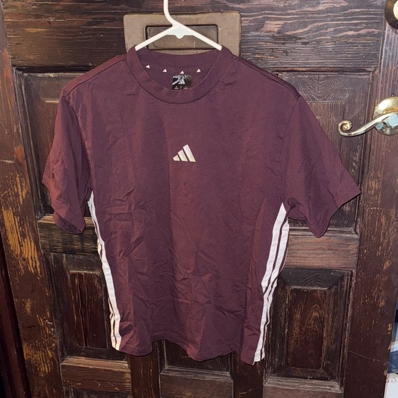 adidas Tops - Adidas Women’s Burgundy Short Sleeve Tee